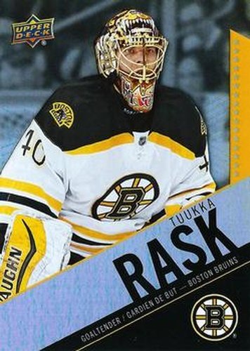 #36 Tuukka Rask - Boston Bruins - 2015-16 Upper Deck Tim Hortons Hockey