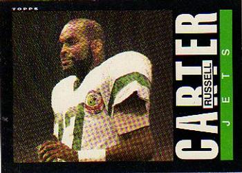 #336 Russell Carter - New York Jets - 1985 Topps Football