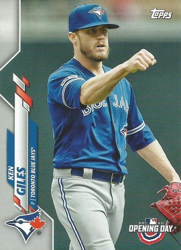 #36 Ken Giles - Toronto Blue Jays - 2020 Topps Opening Day Baseball