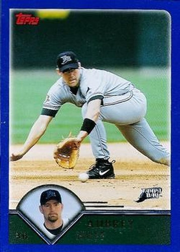 #36 Aubrey Huff - Tampa Bay Devil Rays - 2003 Topps Baseball