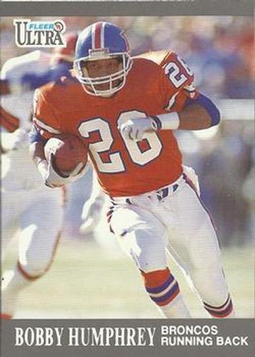 #36 Bobby Humphrey - Denver Broncos - 1991 Ultra Football