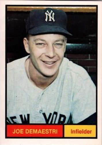 #36 Joe DeMaestri - New York Yankees -1982 Galasso 1961 World Champions New York Yankees Baseball