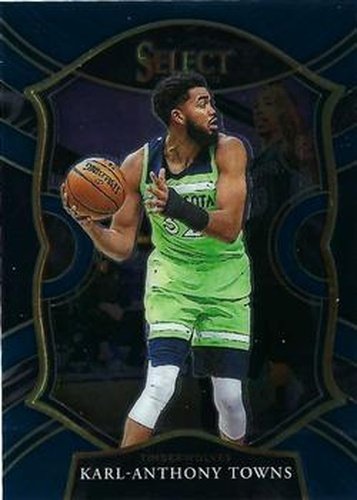 #36 Karl-Anthony Towns - Minnesota Timberwolves - 2020-21 Panini Select Basketball