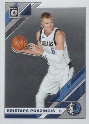 #36 Kristaps Porzingis - Dallas Mavericks - 2019-20 Donruss Optic Basketball