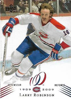 #36 Larry Robinson - Montreal Canadiens - 2008-09 Upper Deck Montreal Canadiens Centennial Hockey