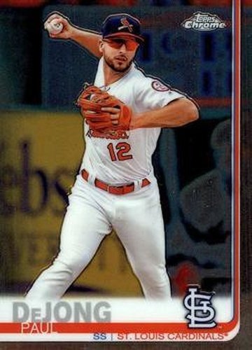 #36 Paul DeJong - St. Louis Cardinals - 2019 Topps Chrome Baseball