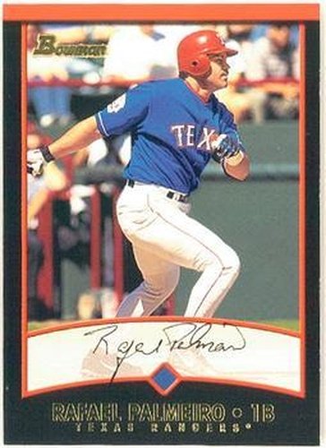 #36 Rafael Palmeiro - Texas Rangers - 2001 Bowman Baseball