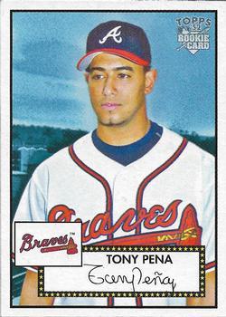 #36 Tony Pena Jr. - Atlanta Braves - 2006 Topps 1952 Edition Baseball
