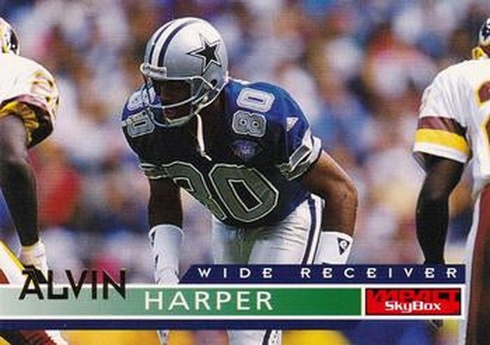 #36 Alvin Harper - Dallas Cowboys - 1995 SkyBox Impact Football