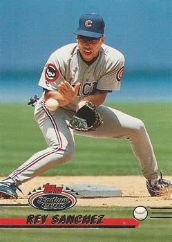 #36 Rey Sanchez - Chicago Cubs - 1993 Stadium Club Baseball