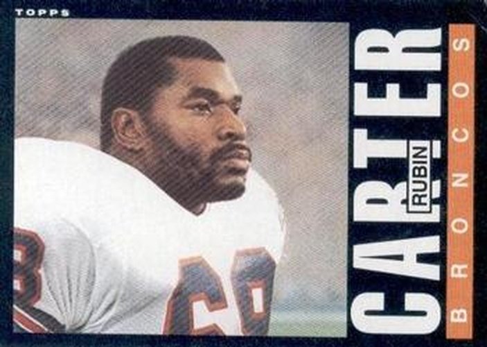 #236 Rubin Carter - Denver Broncos - 1985 Topps Football
