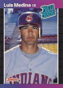 #36 Luis Medina - Cleveland Indians - 1989 Donruss Baseball