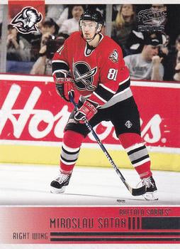 #36 Miroslav Satan - Buffalo Sabres - 2004-05 Pacific Hockey