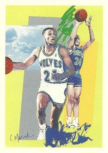 #370 Pooh Richardson - Minnesota Timberwolves - 1990-91 Hoops Basketball