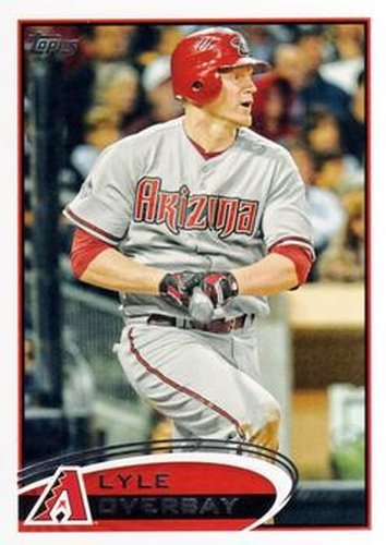 #370 Lyle Overbay - Arizona Diamondbacks - 2012 Topps Baseball
