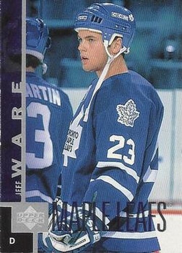 #370 Jeff Ware - Toronto Maple Leafs - 1997-98 Upper Deck Hockey
