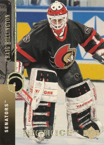 #370 Craig Billington - Ottawa Senators - 1994-95 Upper Deck Hockey - Electric Ice