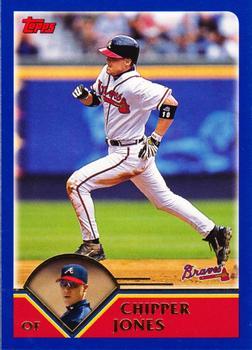 #370 Chipper Jones - Atlanta Braves - 2003 Topps Baseball