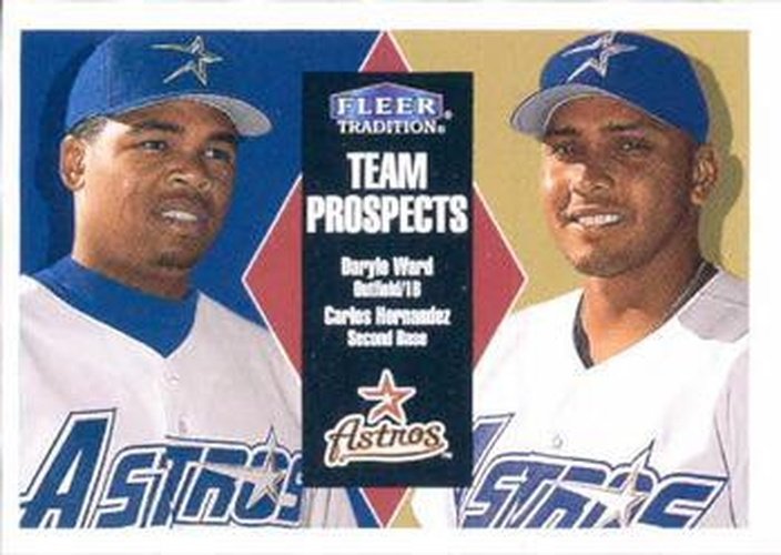 #370 Daryle Ward / Carlos Hernandez - Houston Astros - 2000 Fleer Tradition Baseball
