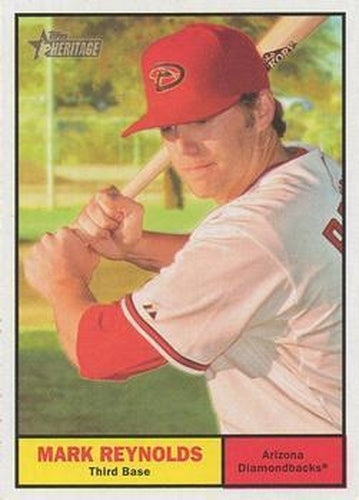 #370 Mark Reynolds - Arizona Diamondbacks - 2010 Topps Heritage Baseball