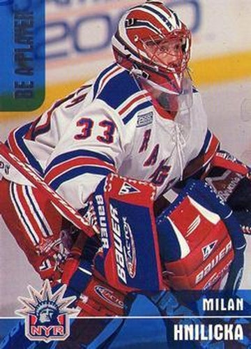 #370 Milan Hnilicka - New York Rangers - 1999-00 Be a Player Memorabilia Hockey