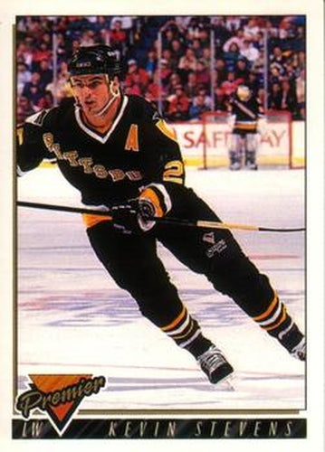 #370 Kevin Stevens - Pittsburgh Penguins - 1993-94 O-Pee-Chee Premier Hockey