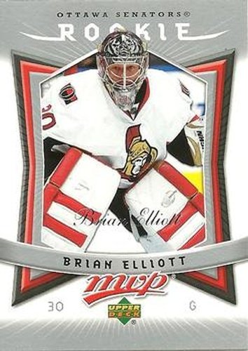 #370 Brian Elliott - Ottawa Senators - 2007-08 Upper Deck MVP Hockey