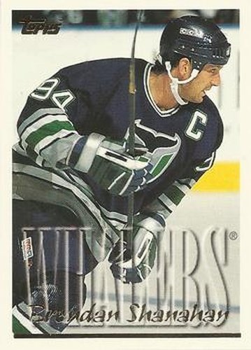 #370 Brendan Shanahan - Hartford Whalers - 1995-96 Topps Hockey