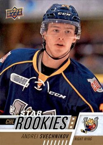 #370 Andrei Svechnikov - Barrie Colts - 2017-18 Upper Deck CHL Hockey