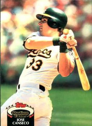 #370 Jose Canseco - Oakland Athletics - 1992 Stadium Club Baseball