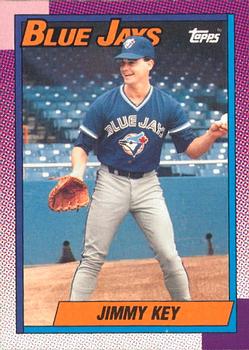 #371 Jimmy Key - Toronto Blue Jays - 1990 O-Pee-Chee Baseball