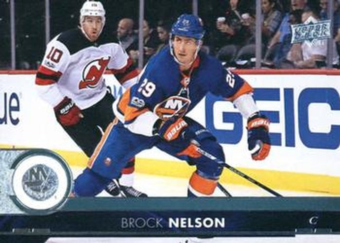 #371 Brock Nelson - New York Islanders - 2017-18 Upper Deck Hockey