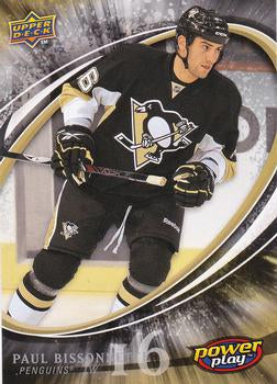 #371 Paul Bissonnette - Pittsburgh Penguins - 2008-09 Upper Deck Power Play Box Set Hockey