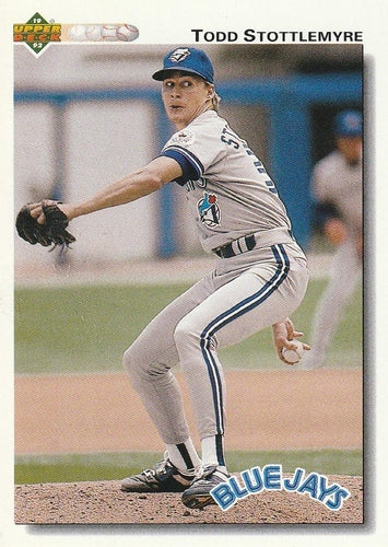#371 Todd Stottlemyre - Toronto Blue Jays - 1992 Upper Deck Baseball