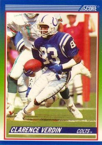 #371 Clarence Verdin - Indianapolis Colts - 1990 Score Football