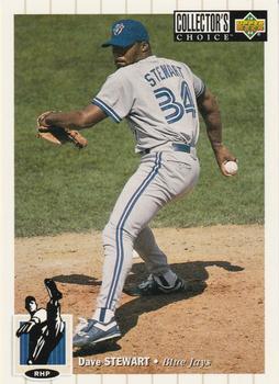 #371 Dave Stewart - Toronto Blue Jays - 1994 Collector's Choice Baseball