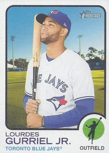 #371 Lourdes Gurriel Jr. - Toronto Blue Jays - 2022 Topps Heritage Baseball