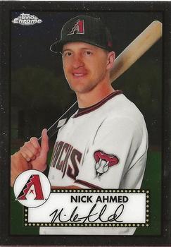 #371 Nick Ahmed - Arizona Diamondbacks - 2021 Topps Chrome Platinum Anniversary Baseball