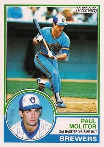 #371 Paul Molitor - Milwaukee Brewers - 1983 O-Pee-Chee Baseball