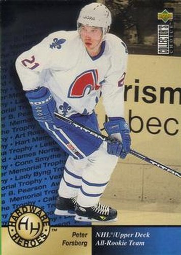 #371 Peter Forsberg - Quebec Nordiques - 1995-96 Collector's Choice Hockey