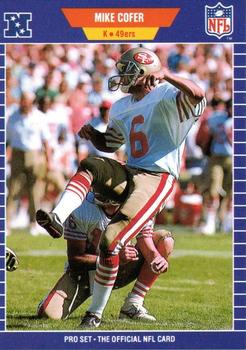 #371 Mike Cofer - San Francisco 49ers - 1989 Pro Set Football