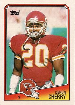 #371 Deron Cherry - Kansas City Chiefs - 1988 Topps Football