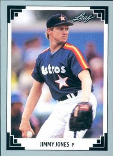#371 Jimmy Jones - Houston Astros - 1991 Leaf Baseball