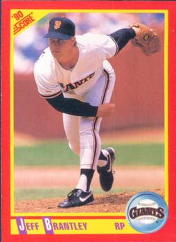 #371 Jeff Brantley - San Francisco Giants - 1990 Score Baseball