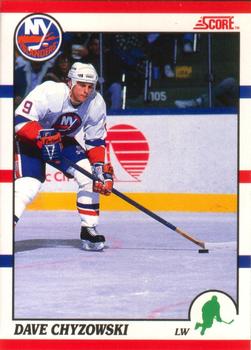 #372 Dave Chyzowski - New York Islanders - 1990-91 Score Canadian Hockey