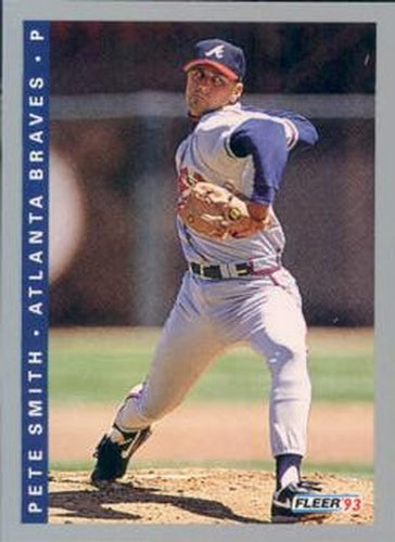 #372 Pete Smith - Atlanta Braves - 1993 Fleer Baseball