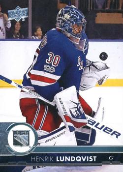 #372 Henrik Lundqvist - New York Rangers - 2017-18 Upper Deck Hockey