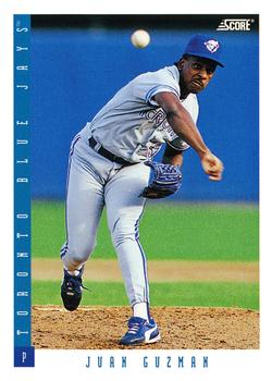 #372 Juan Guzman - Toronto Blue Jays - 1993 Score Baseball