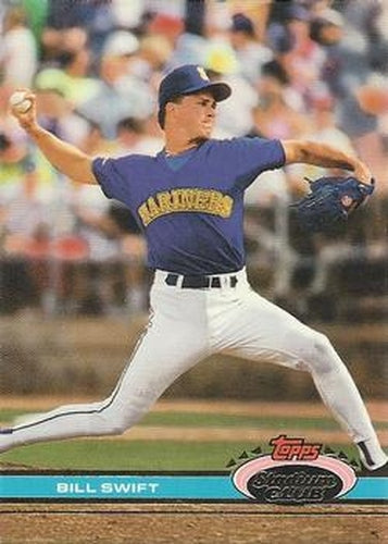 #372 Bill Swift - Seattle Mariners - 1991 Stadium Club Baseball