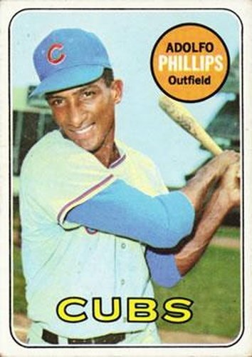 #372 Adolfo Phillips - Chicago Cubs - 1969 Topps Baseball